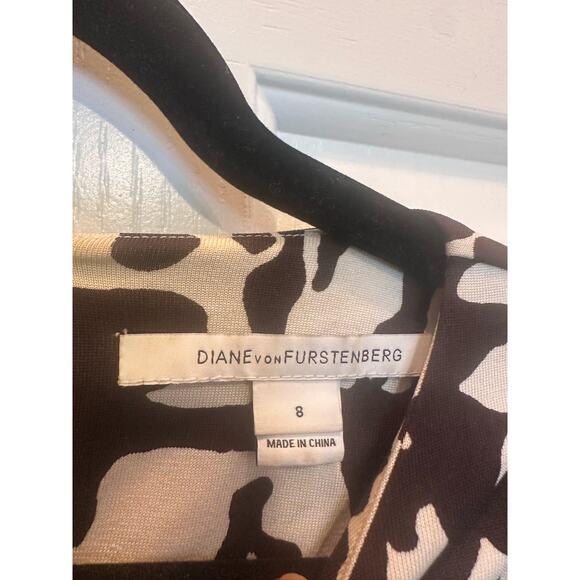 Diane Von Furstenberg Dress Long Sleeve Silk Margaux Mini Multi Women's Size 8 - Picture 6 of 9